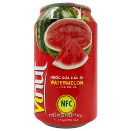 Безалкогольный сокосодержащий напиток со вкусом арбуза Vinut, Вьетнам, 330 мл