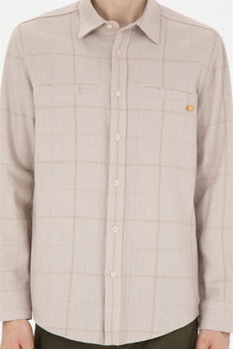 U. S. Polo Assn / Мужская рубашка с длинным рукавом Stone - U.s. polo assn фото 6