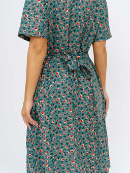 Халат женский, цвет зеленый