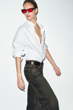 Z1975 WIDE-LEG LOW-RISE JEANS - Zara фото 16