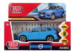 Модель металл. "VOLVO XC60 R-DESIGN" 12см, синяя, матовая (303074, XC60-12FIL-BU) откр. двери/багажник, в коробке