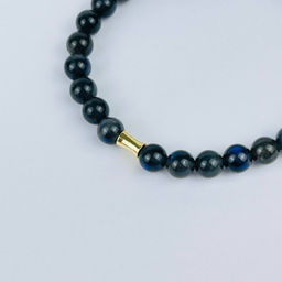 Браслет из Лабрадора со вставкой - Радуга самоцветов фото 3