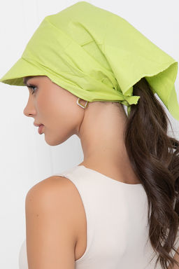 Косынка с козырьком (фисташка) КК63 - Lt collection фото 2