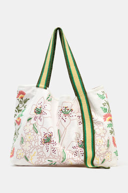 FANTASY FABRIC MAXI SHOPPER