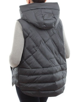25-188 DK. GRAY Жилет утепленный женский (пух)