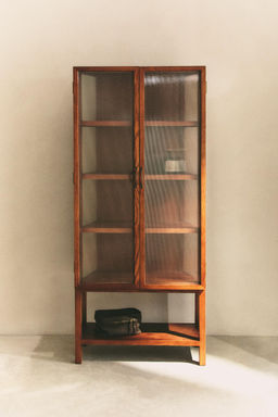 ASH WOOD SIDEBOARD WITH GLASS DOORS - Zara фото 6