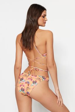 TRENDYOLMILLA Kelebek Desenli Normal Paca Bikini Alt? TBESS23BA00050 фото 5