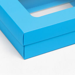 Цена за 5 шт. Коробка складная, крышка-дно, с окном, бирюзовая , 16,5 х 12,5 х 5,2 см - UPAK LAND фото 3