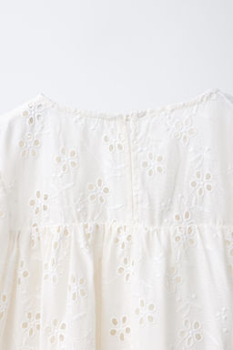 VESTIDO BORDADO / Crudo - Zara фото 6