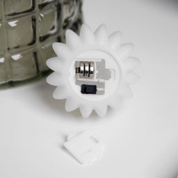 Светодиодная фигура «Свеча шарики» 6×6 см, от батареек AG13×3, свечение тёплое белое