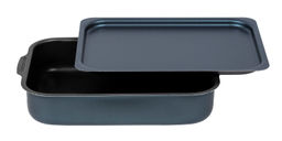 АП_AZURE (Сатин) Противень 270*350мм.2 цел.руч, мет/кр, а/п (синий) арт.63352 Калитва