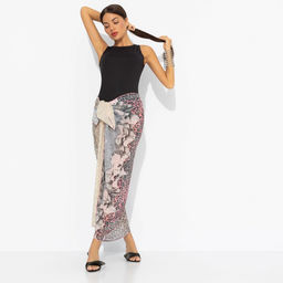 Парео из полупрозрачной ткани Навстречу приключениям (gray)