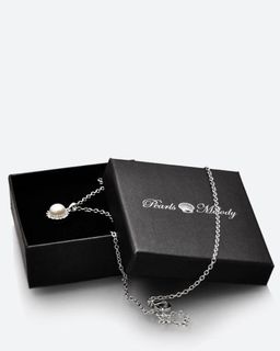 Pearls Melody Кулон из жемчужины, оформленной кубическими цирконами на цепочке