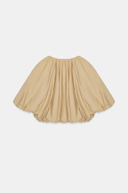 POPLIN BALLOON TOP - Zara фото 8