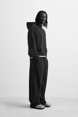 WIDE-LEG JOGGER TROUSERS - Zara фото 4