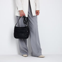 Сумка-мешок на молнии, цвет синий - Simaland фото 3