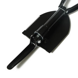 Лопата туристическая, L=47 см, складная, пилка, металлический черенок, с ручкой, в чехле, Greengo