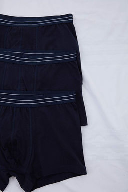 Lacivert D_z _izgili Lastikli 3l_ Paket Boxer TMNSS23BX00016 - Trendyolmilla фото 2