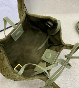 Женская сумка, замша, MIRONPAN 90512 Зеленый