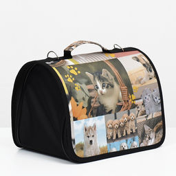 Сумка - переноска для животных, 31 х 20,5 х 23 см, микс цветов - Пижон фото 10