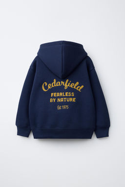 EMBROIDERED SLOGAN HOODIE - Zara фото 2