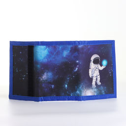 Кошелёк детский на липучке «Выбражулька», синий