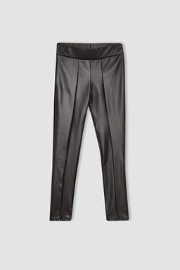 K?z Cocuk Uzun Boy Suni Deri Tayt - Defacto фото 2