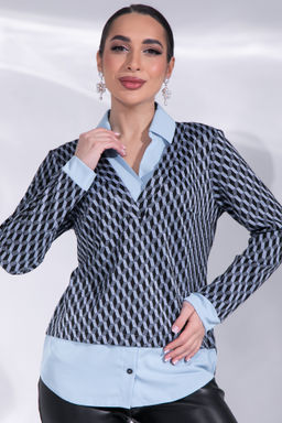 Туника Кампари (голубой) - Эльза фото 3