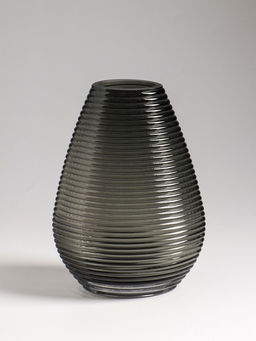 Ваза «Хэдли», 19.5×13.5 см, стекло, серо-зеленая