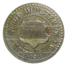 25 пфеннигов 1918 года Германия  Нотгельд Мюнстер