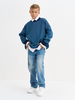 Синий джемпер для мальчика