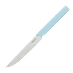 Нож для стейка OKROSHKA САЛАТ, лезвие 12 см, голубая ручка OK225P-BL-ST
