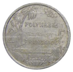 2 франка 1977 года Французская Полинезия