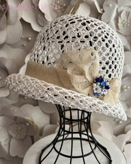 Алина 2-бант Шляпа женская