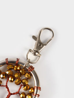 Брелок ловец снов «Древо жизни», 19 см, золотистый