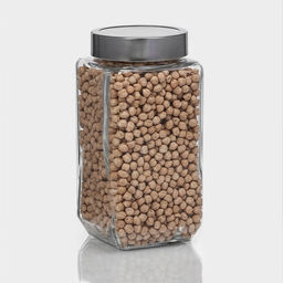 Банка для сыпучих Доляна Призма, 1 л, 918.5 см, с металлической крышкой, стекло, прозрачная фото 4