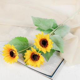 Цветы искусственные «Подсолнухи», 8×60 см