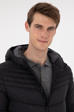 Мужское черное пальто Неожиданная скидка в корзине - U.s. polo assn фото 2
