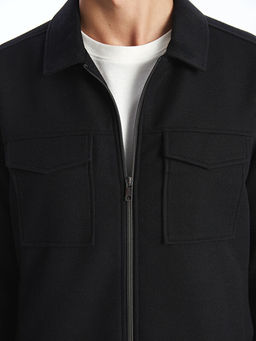 Slim Fit G?mlek Yaka Erkek Ceket