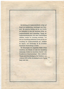 Облигация 4,5% 1000 рейхсмарок 1939 года Германия