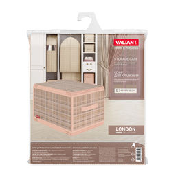Кофр для хранения с застёжкой-молнией, 40*30*25 см, LONDON BEIGE, шт - Valiant фото 8