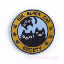 Нашивка The black cat society