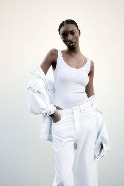 RIBBED BODYSUIT - Zara фото 9