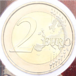 2 евро 2024 года Андорра 100 лет лыжному спорту в Андорре (в блистере)