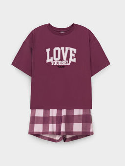 МП 1658-1/коричневый 1614 Н026.3 пижама для дев - Crockid фото 2