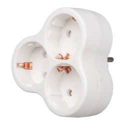 S-GES3-16F WHITE Разветвитель сетевой, с/з. 3 гнезда. 16А, 3500Вт. Белый. ТМ Uniel
