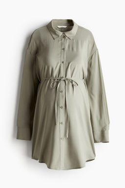 MAMA Camisa con cinturon de anudar Before & After - H&m фото 6