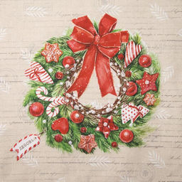 Дорожка на стол Этель Новогоднее настроение 40х147 см, 100% хл, саржа 190 гр/м2  фото 2