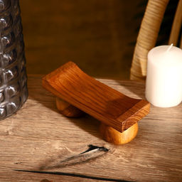 Баночки для специй «Соль, перец», 15×6×7 см, тиковое дерево