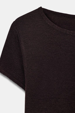 VESTIDO LARGO MANGA CORTA / Marr?n - Zara фото 8